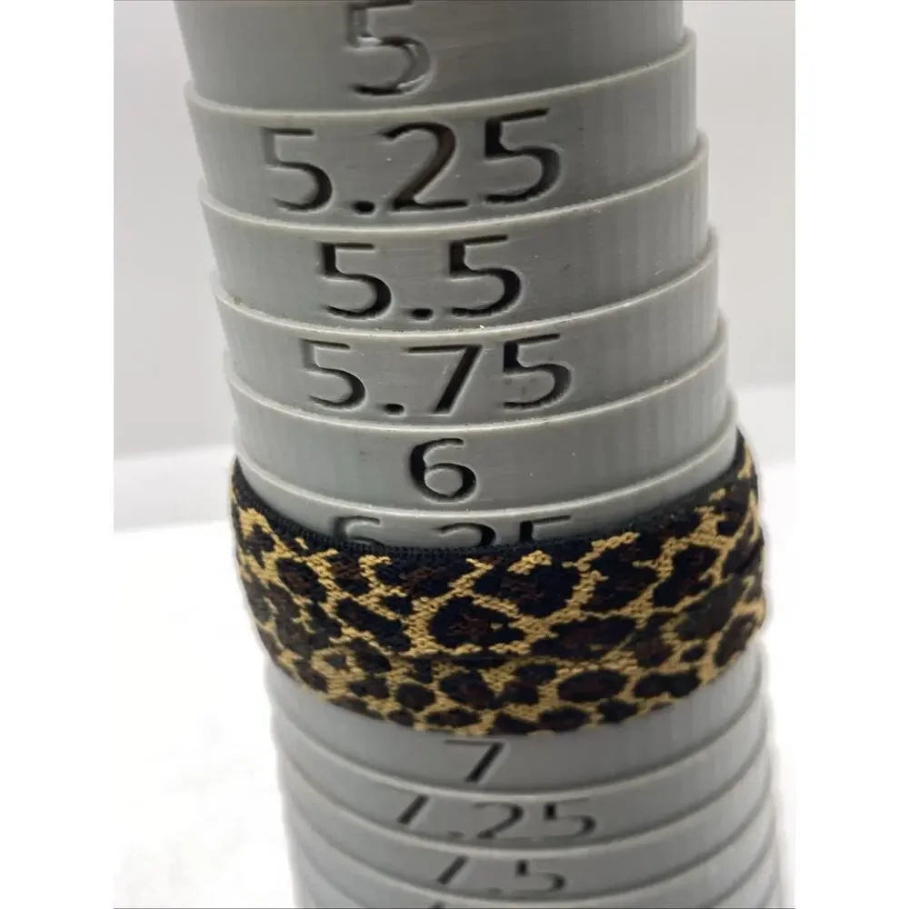 Freestyle Shark Rosegold Rhinestone Cheetah Band Surfing Watch New Battery